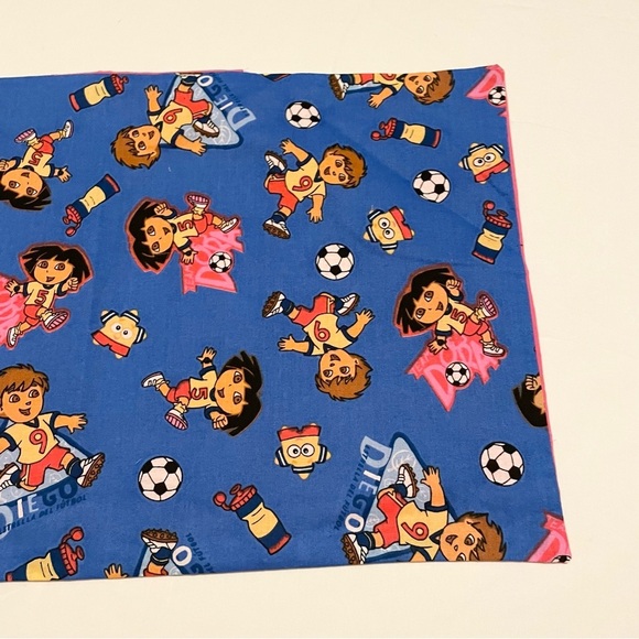 Dora and Diego Pillowcases Homemade 21.5” x 13” Pillow Cases Lot of 2 - Picture 4 of 15